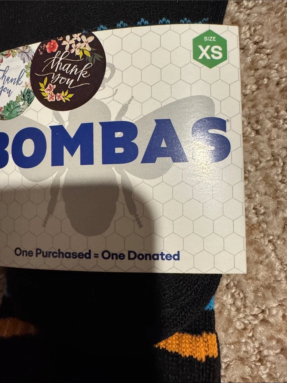 Bombas Black Crew Socks Set of 4